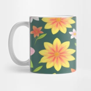 Botanical Flowers Design Mug